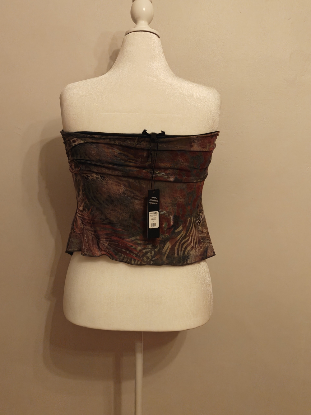 Fashion Nova Multicolor Strapless Camisole Tube Top